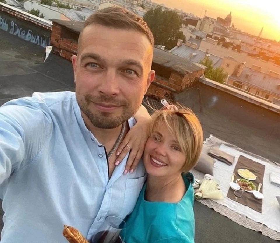 Предложение о браке Евгений сделал Ольге на одной из крыш Санкт-Петербурга. Фото: соцсети
