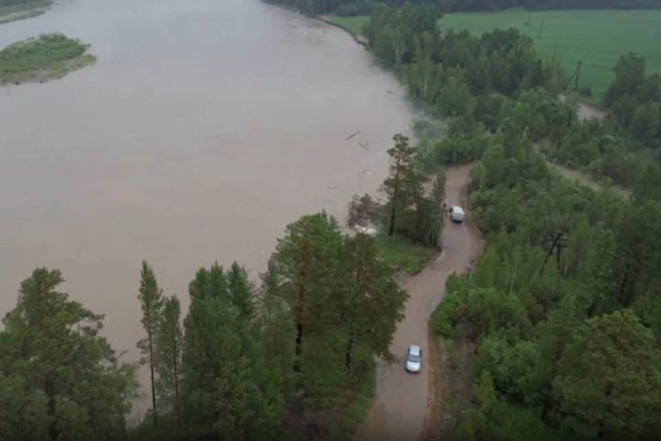 В СНТ Ясная поляна Ангарского городского округа паводками смыло пять домов