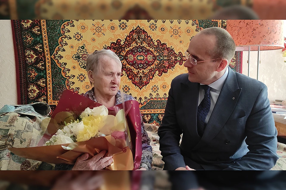 В Ковдоре отметила свое 95-летие ветеран Великой Отечественной войны Антонида Анатольевна Шушкова. Фото: Администрация города Коврова