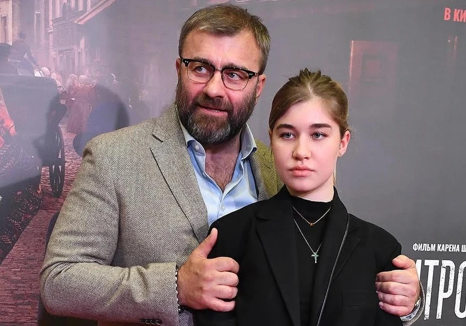 Актер Михаил Пореченков с дочерью Марией.