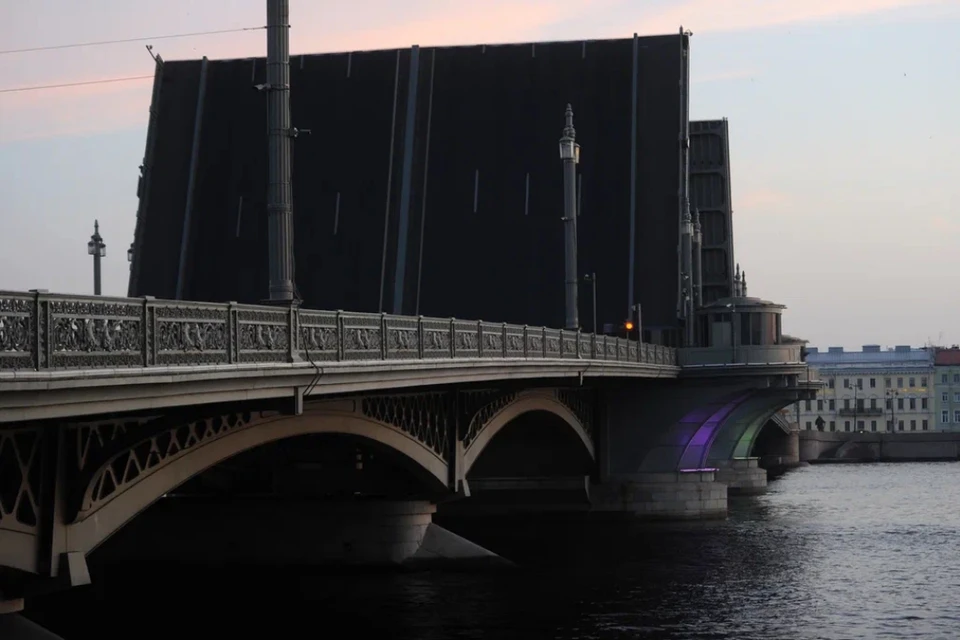 Мосты в центре Петербурга разведут из-за репетиций парада ко Дню ВМФ.