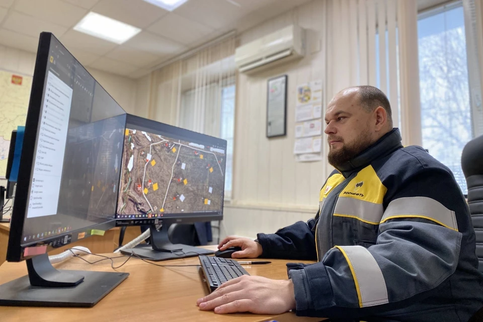 С помощью одного клика можно получить все данные о местности и расположенных на ней объектах.