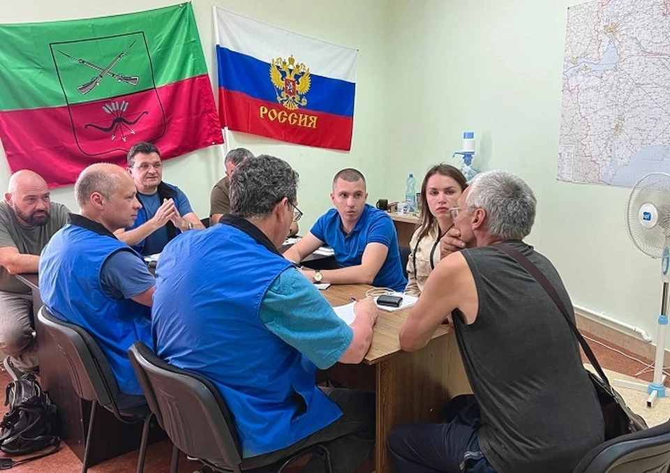 Жители Херсонской области обратились за помощью с получением выплат по жилищным сертификатам. Фото: телеграм-канал Татьяны Москальковой.