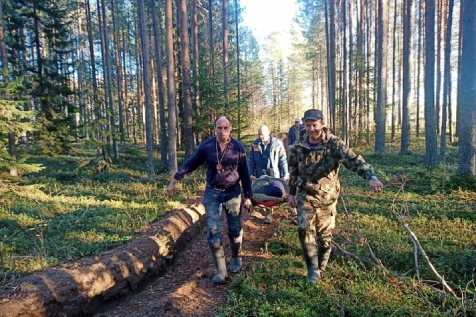 Поиски в первые сутки остались без результата. Фото: ГУ МЧС России по Кировской области (с другой аналогичной операции)