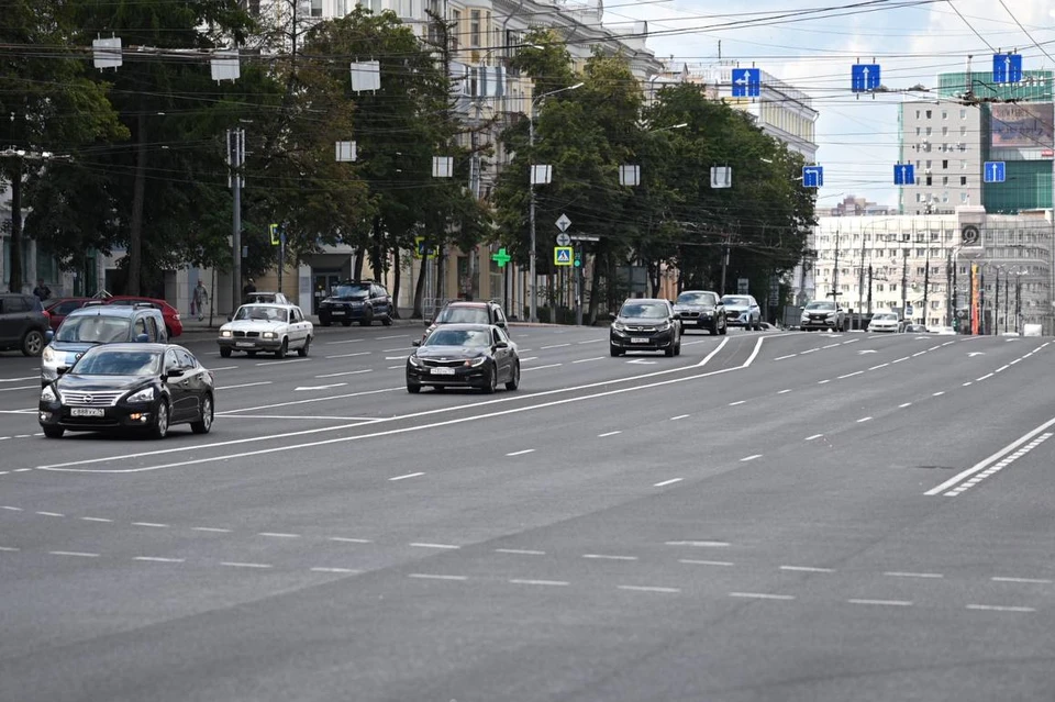На проспекте Ленина начертили новую разметку, которая вызвала вопросы у водителей.