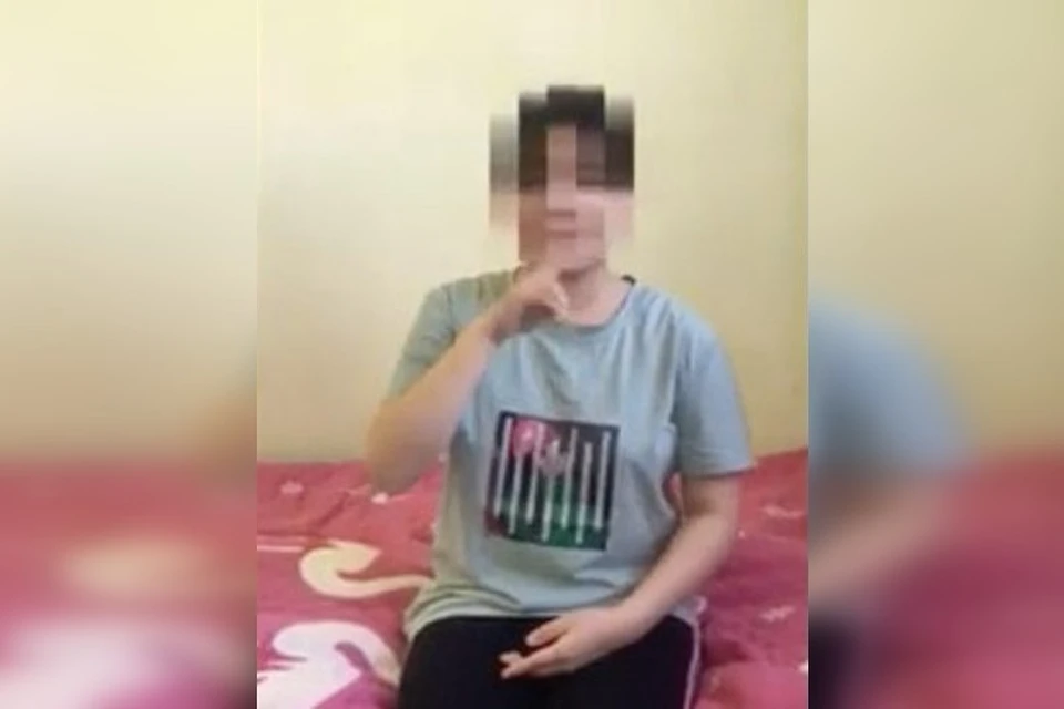 Скриншот видеообращения учеников школы-интерната для неслышащих детей в Якутске