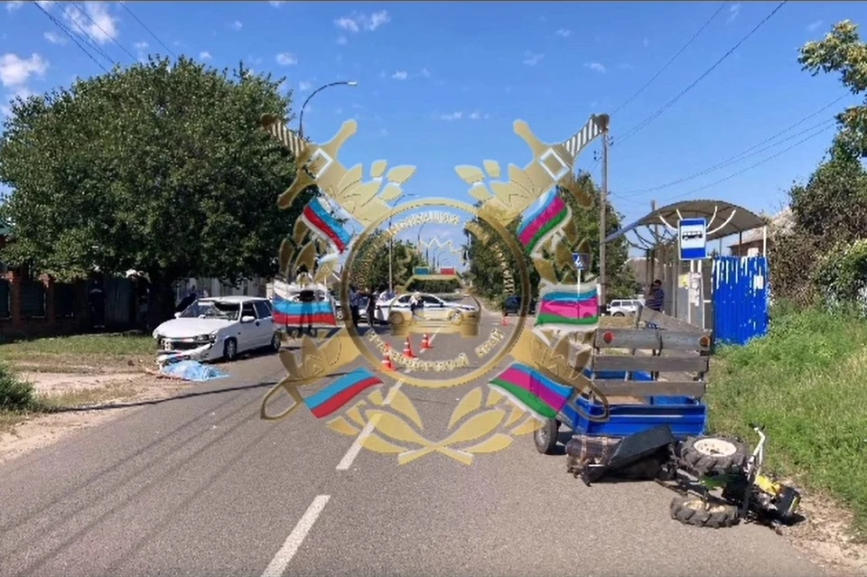 Мужчина скончался на месте ДТП Фото: пресс-служба УГИБДД ГУ МВД РФ по Краснодарскому краю