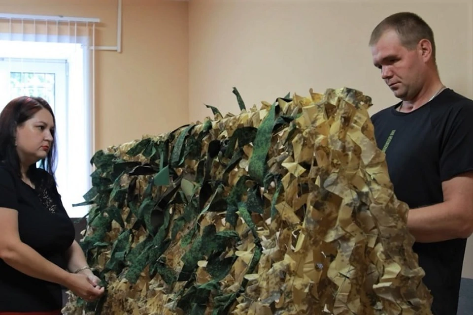 Партию маскировочных сетей передали в зону СВО жители села Птичник в ЕАО