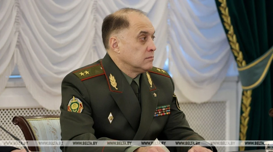 Госсекретарь Совбеза Беларуси Александр Вольфович дал оценку военно-политической ситуации на границе Беларуси с Польшей и странами Балтии в августе 2023. Фото: belta.by
