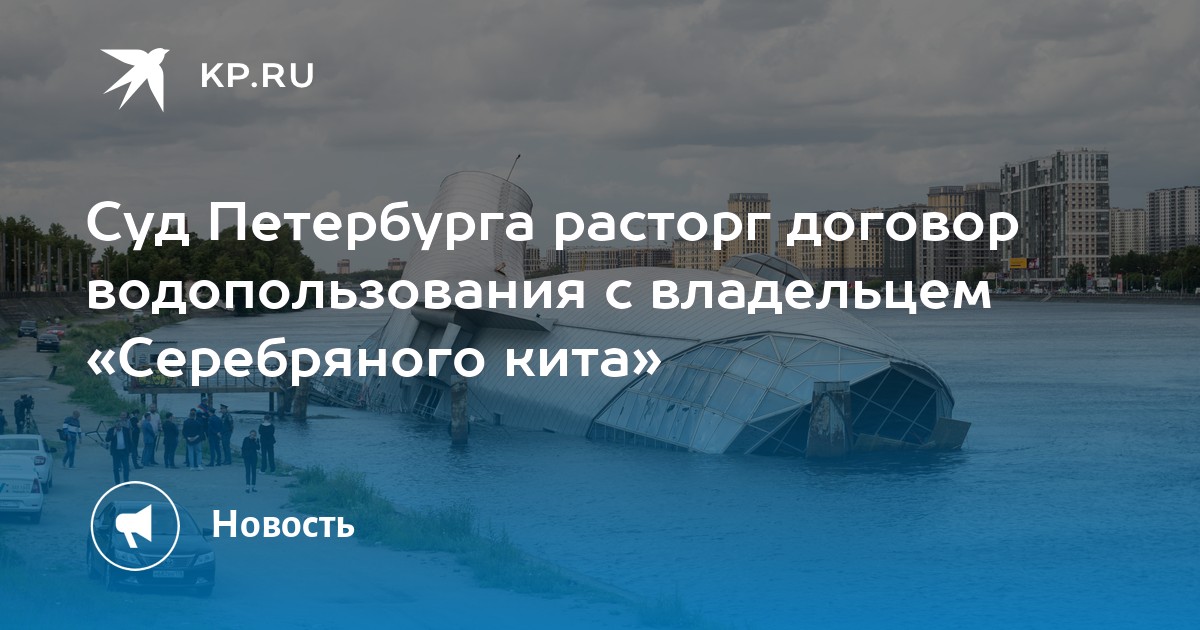 Суд Петербурга расторг договор водопользования с владельцем ...
