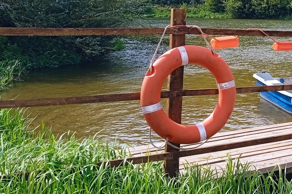 В Липецке спасатели помогли женщине, запутавшейся в водорослях в реке Воронеж