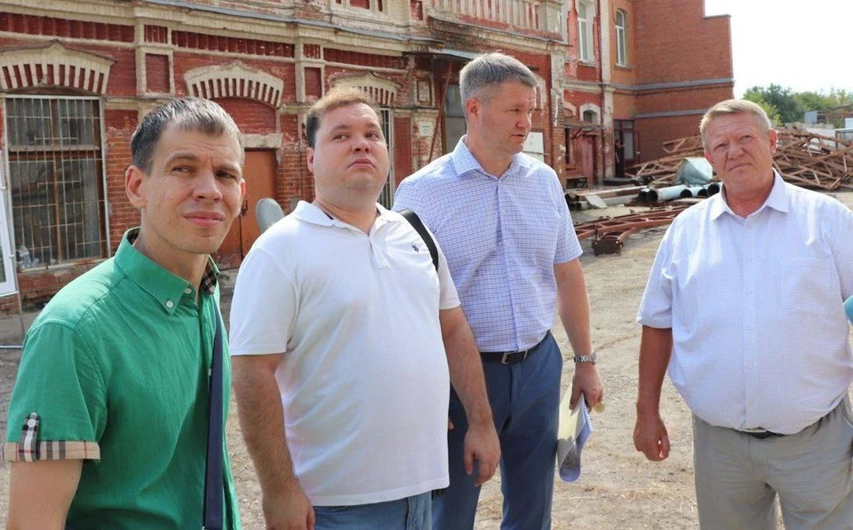 Николай Панков на мельнице Рейнеке