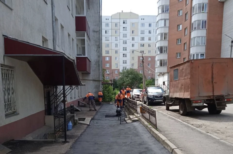 В Ленинском районе Смоленска завершили ремонт улицы Пригородная. Фото: «Смоленскавтодор».