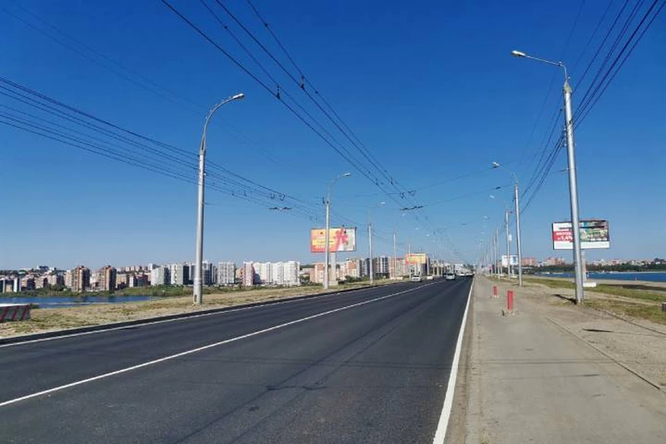 На плотине ГЭС в Иркутске завершен комплексный ремонт дорожного полотна