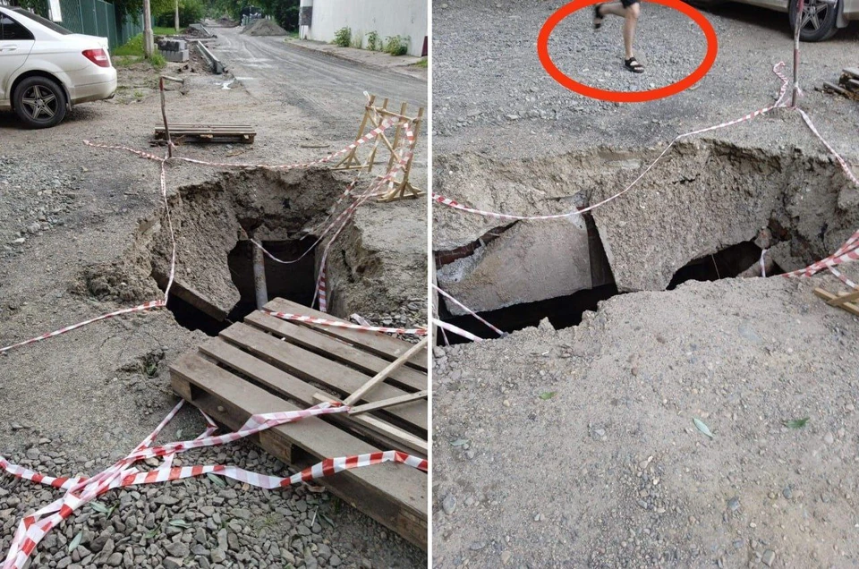 Из-за многочисленных незакрытых раскопок горожане называют Томск руинами. Фото предоставлено "Народным фронтом"