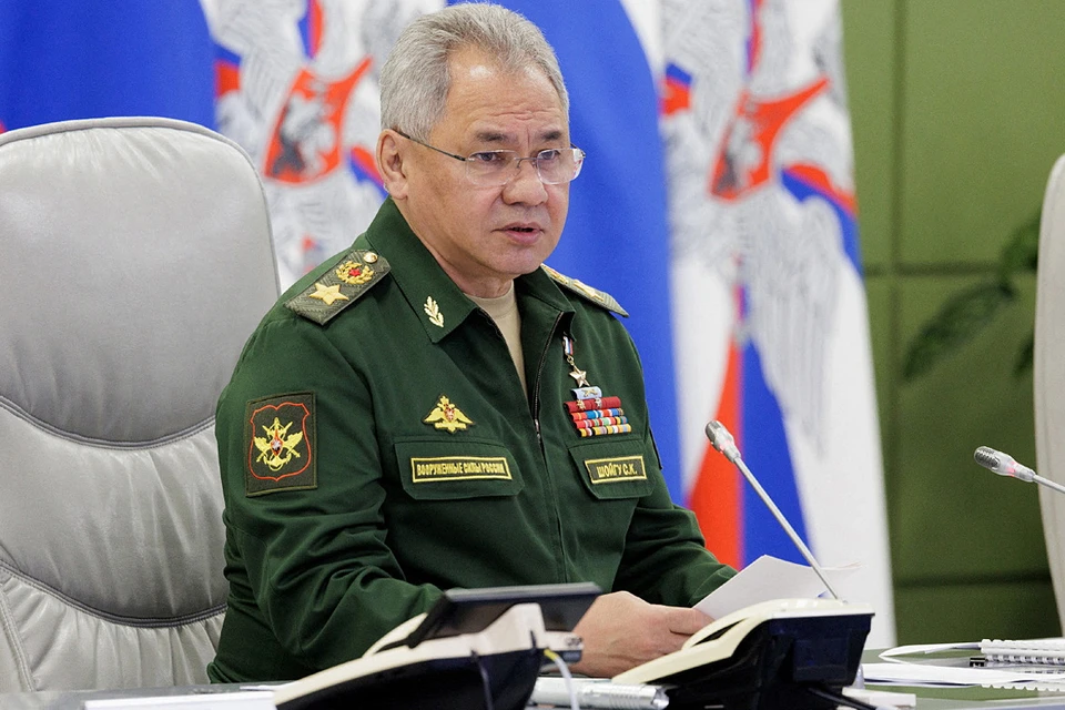 Глава Минобороны Сергей Шойгу