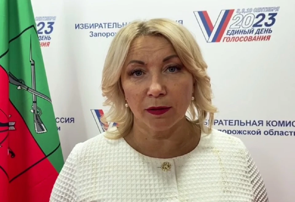 В регионе ожидали диверсий от противника и перенесли участок в другое место. Фото: кадр из видео телеграм-канала "Запорожский Вестник"