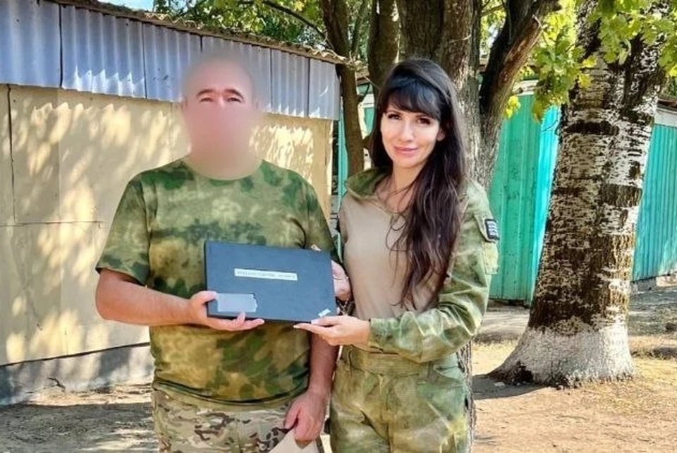 Блогер из Крыма регулярно помогает бойцам на Херсонщине ФОТО: ТГ-канал Валерии Петрусевич