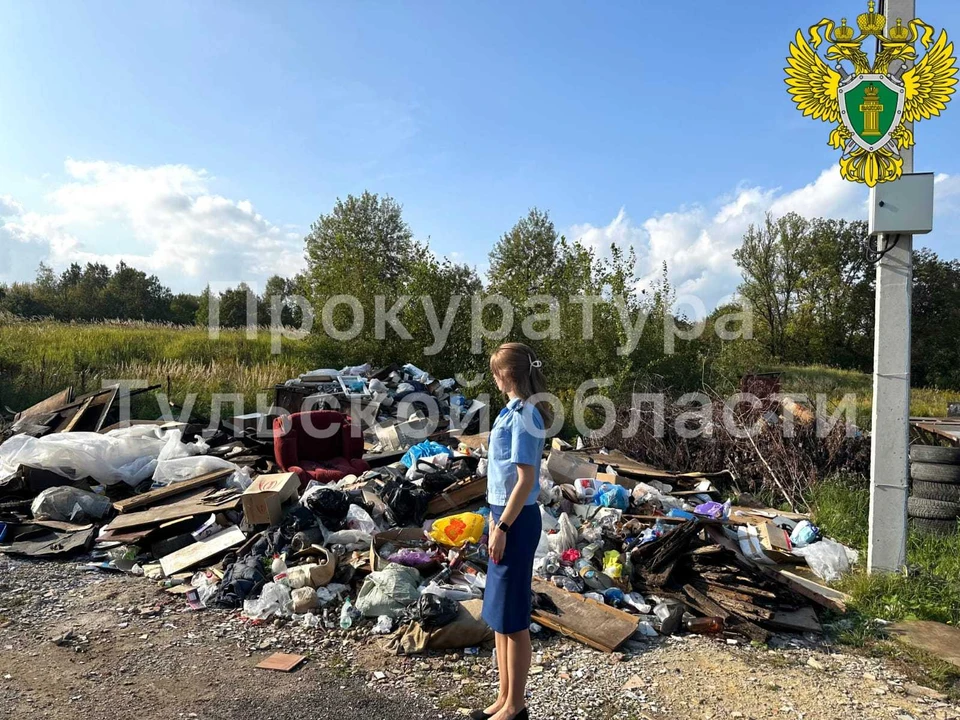 В Заереченском округе Тулы ликвидируют свалку после вмешательства прокуратуры