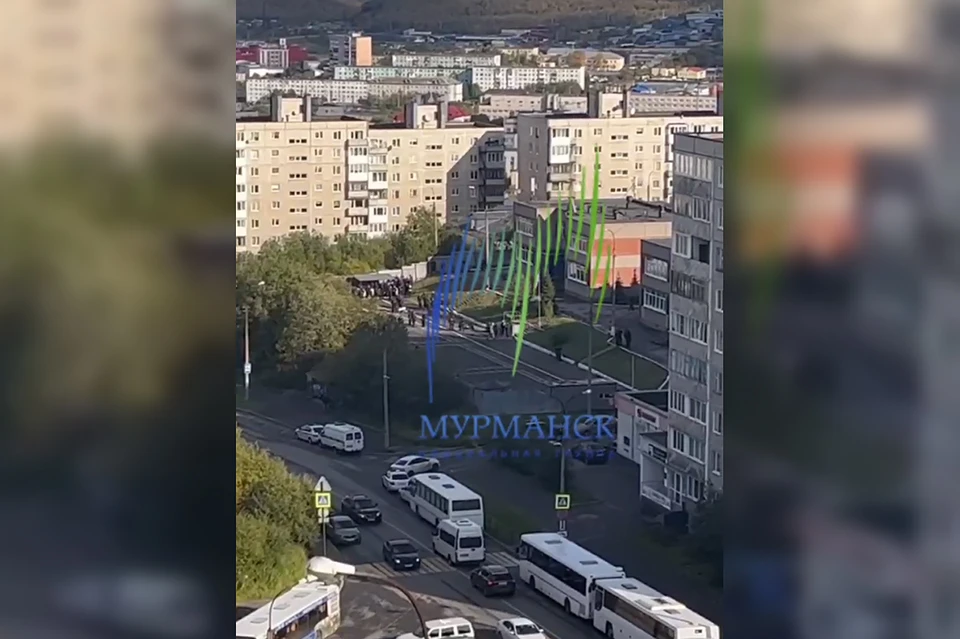 Ситуацию прокомментировали в пресс-службе УМВД региона, отметив, что ничего страшного не произошло. Фото: скриншот видео / t.me/groupmurmansk