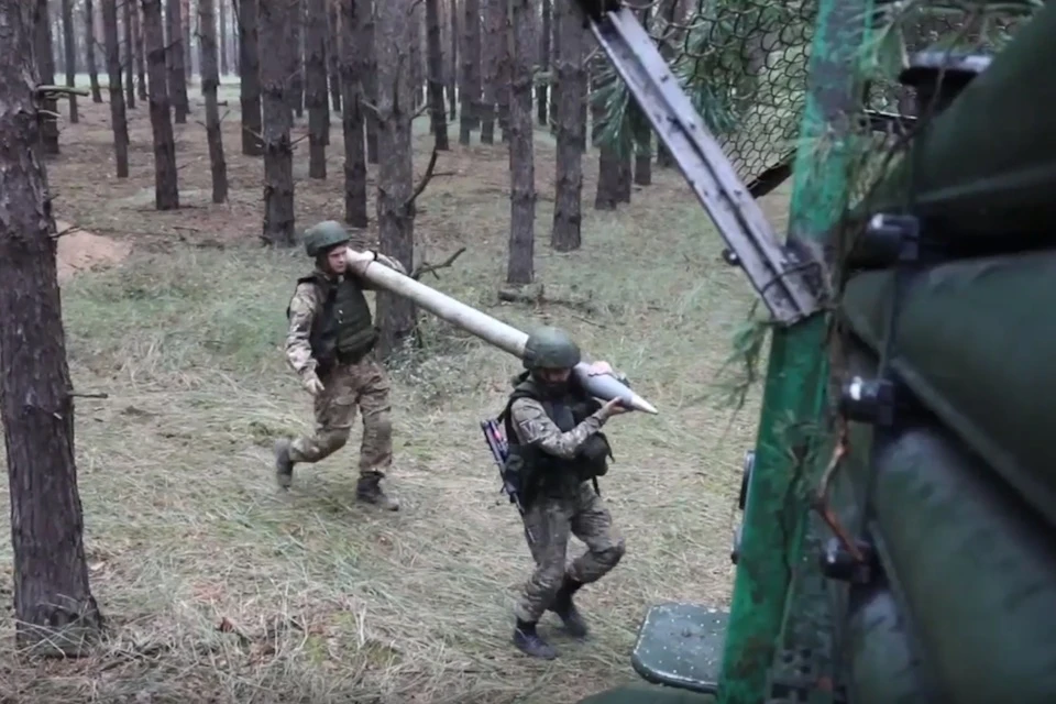 Российские бойцы успешно ведут контрбатарейную борьбу с противником Фото: скриншот видео Минобороны РФ