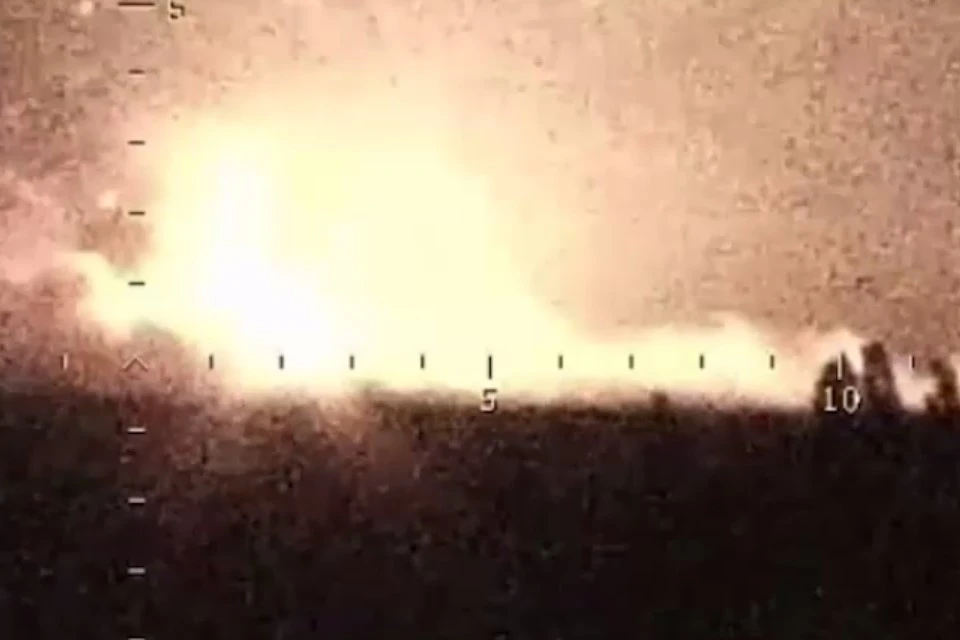 МО РФ: В Херсонской области уничтожен склад ВСУ с тремя тысячами тонн снарядов, фото: скриншот из видео