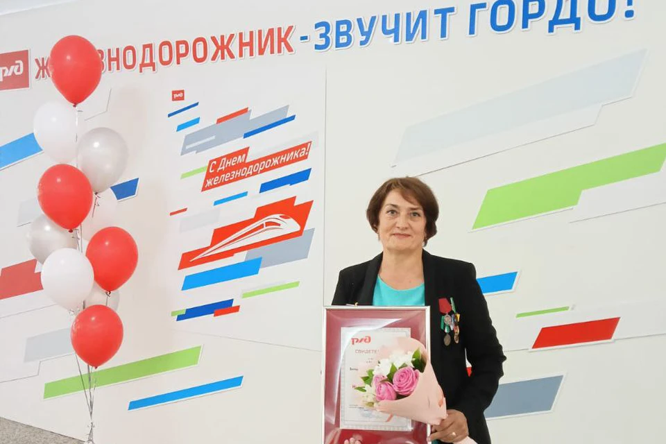 Даже на пенсии Надежда Козодой остается с родной "железкой": руководит советом ветеранов Новокузнецкого узла ЗСЖД.
