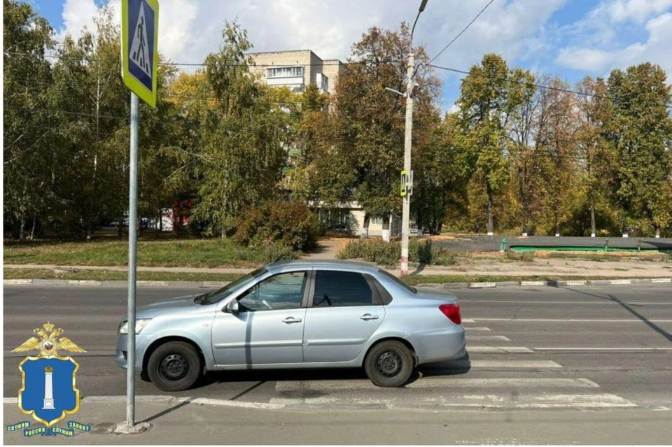 В Ульяновске водитель «Датсун Он-До» сбил двух девушек на нерегулируемом пешеходном переходе на улице Октябрьской. Фото ГИБДД УО