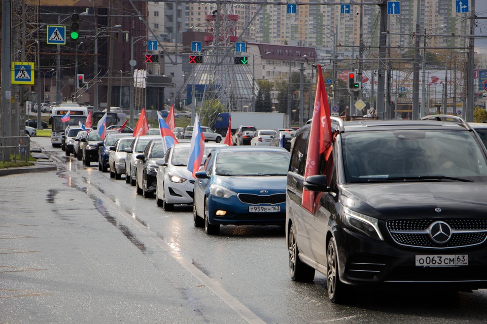 Автопробег увенчался торжественным открытием детской площадки / Фото: ОНФ в Самарской области