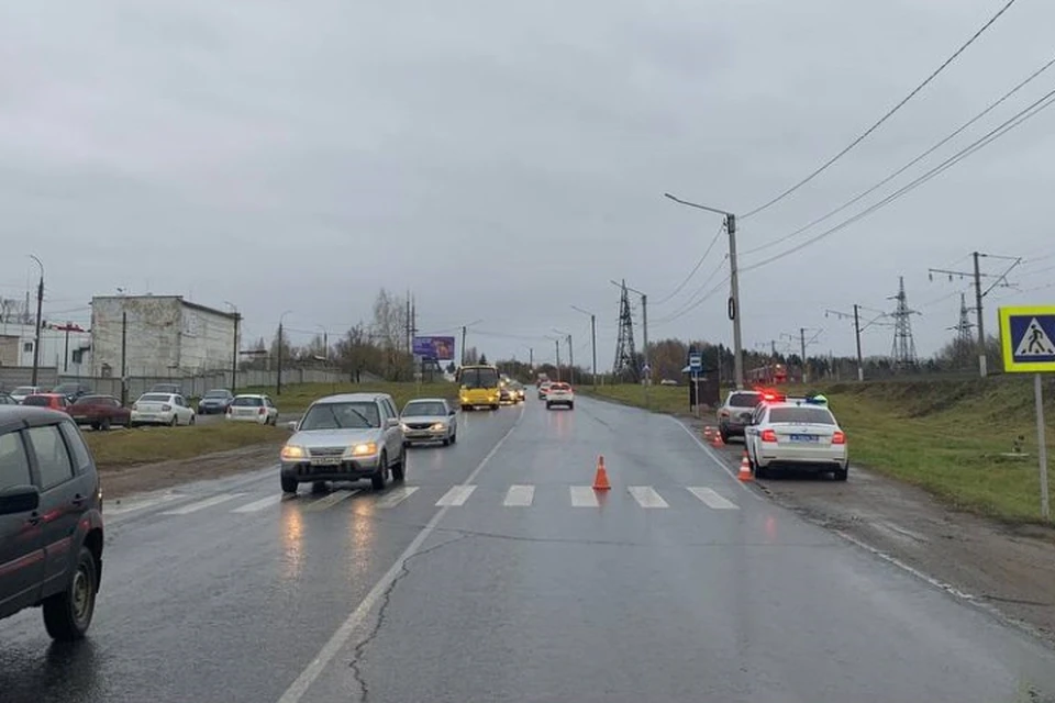Авария случилась ранним утром в слободе Корчемкино. Фото: ГИБДД Кировской области