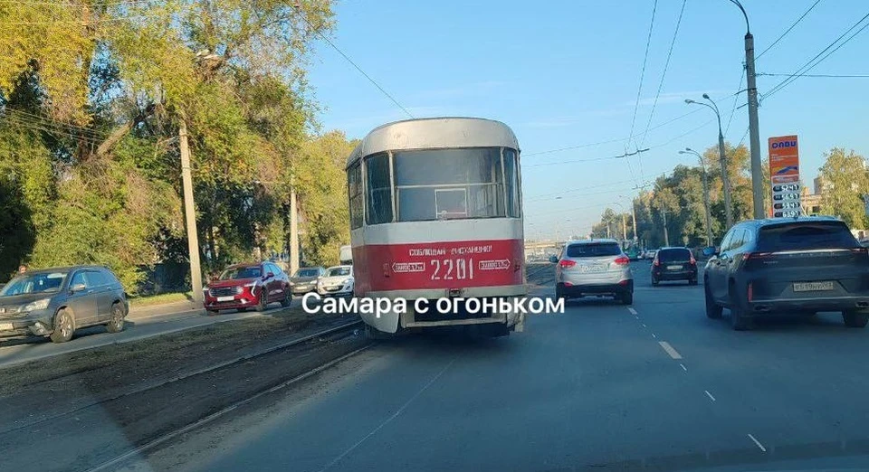 Происшествие обошлось без пострадавших / Фото: телеграм-канал "Самара с огоньком"
