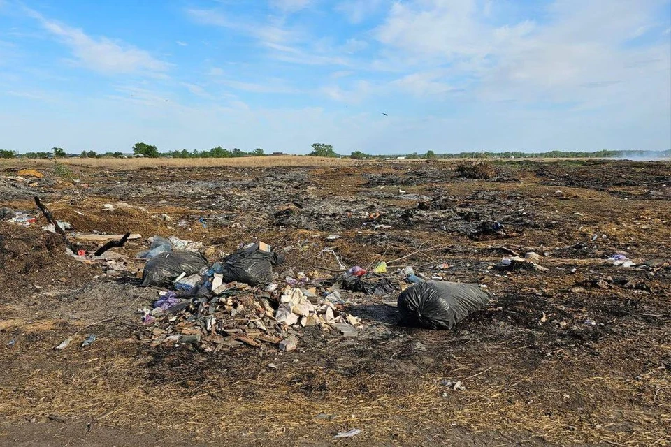 В Кочковском районе Новосибирской области ликвидировали несанкционированную свалку. Фото: прокуратура НСО