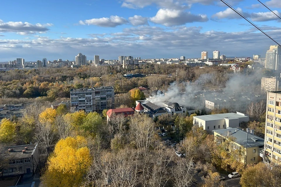 Следком Хабаровского края начал проверку пожара в гостинице Хабаровска