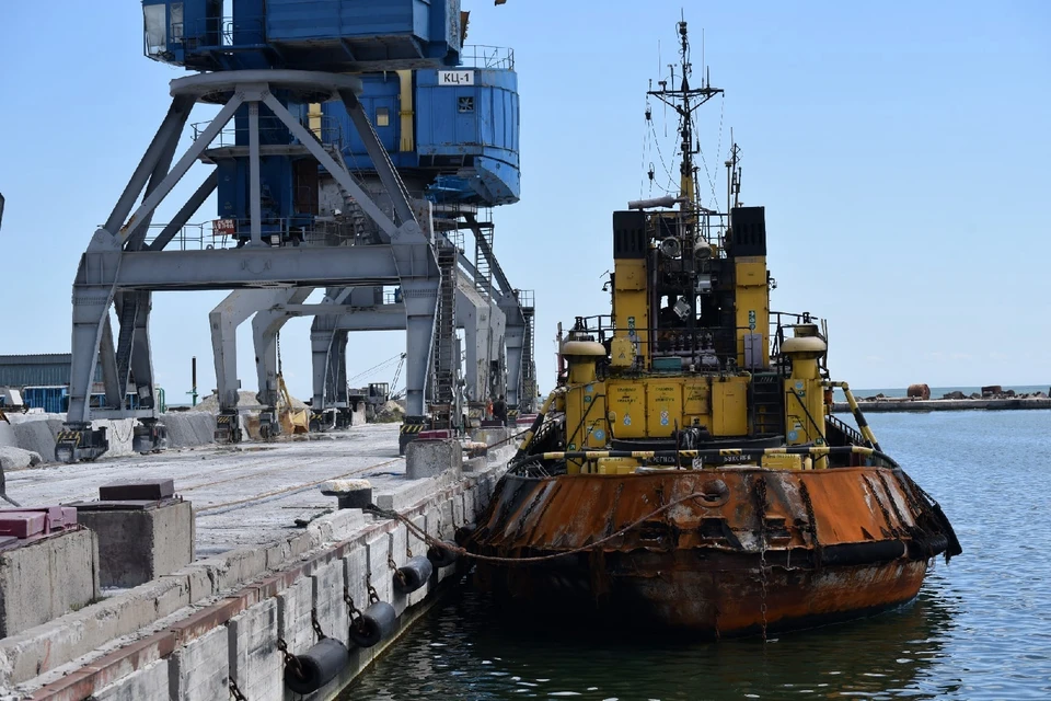 Порт в Мариуполе набирает оборотов