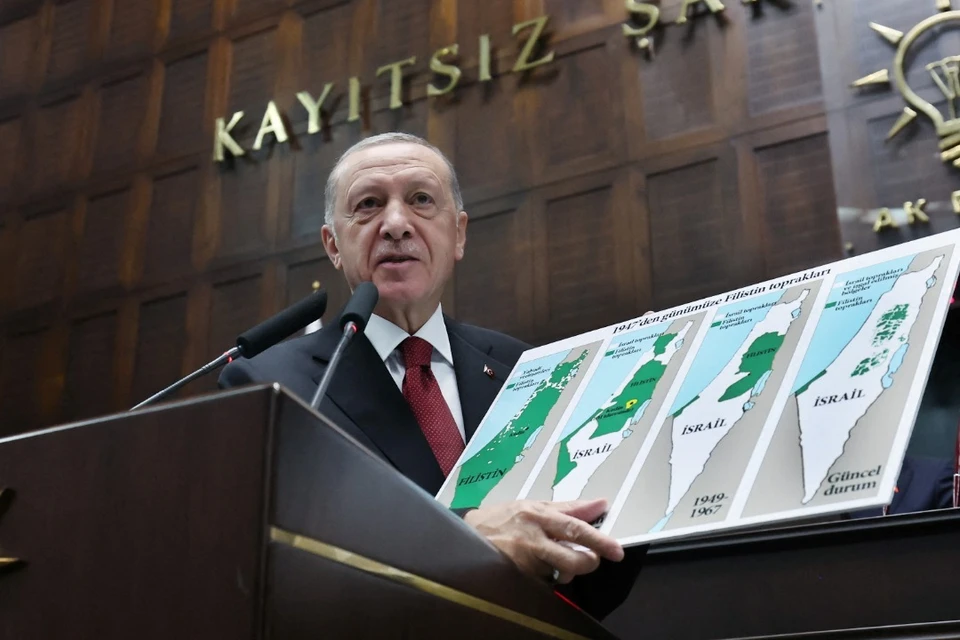 Эрдоган заявил о готовности Турции стать гарантом для Палестины в урегулировании с Израилем