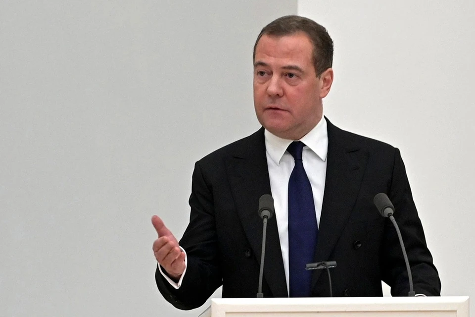 Зампредседателя Совбеза России Дмитрий Медведев.
