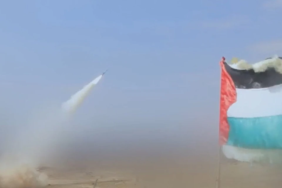 Повстанцы из Йемена показали видео запуска ракет в сторону Израиля Фото: стоп-кадр видео