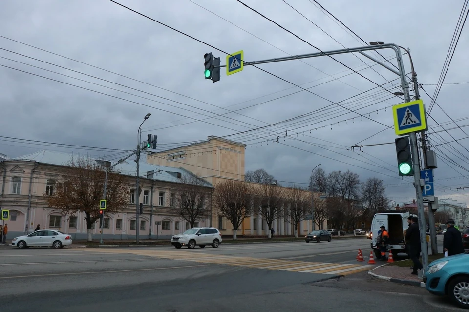 Два светофора с обзорными видеокамерами заработали в Рязани. Фото: администрация Рязани.