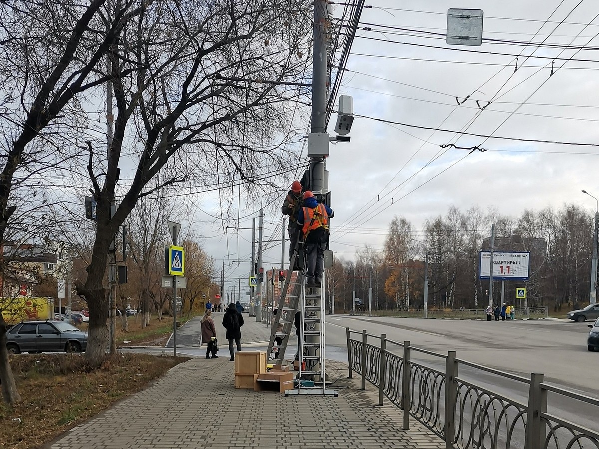 На Касимовском шоссе в Рязани устанавливают новую камеру фиксации нарушений  - KP.RU