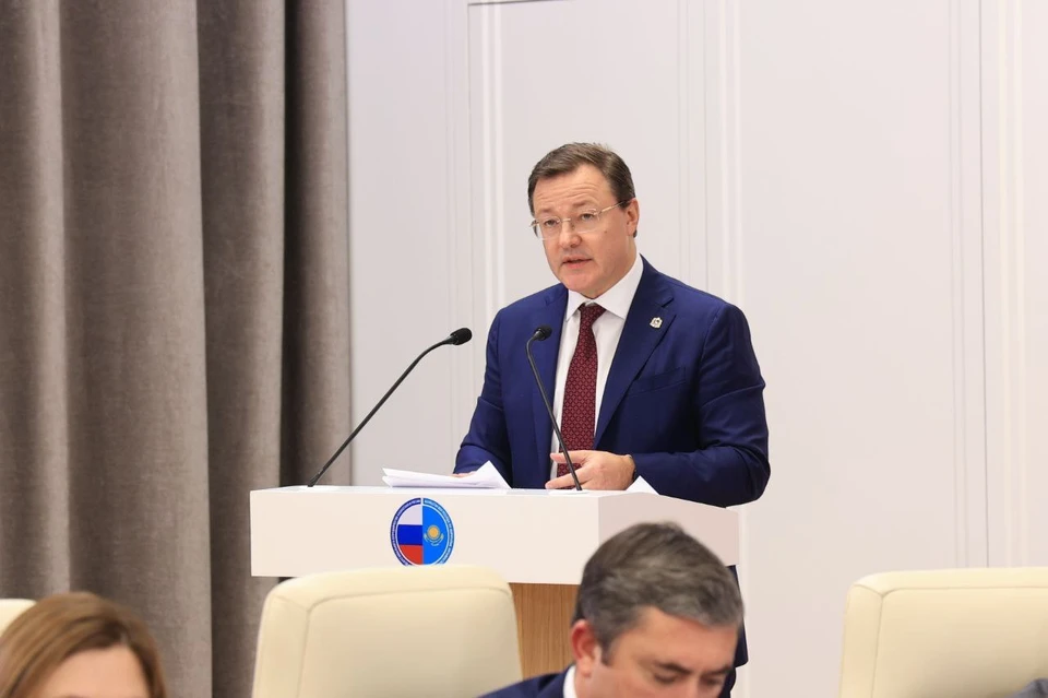 Дмитрий Азаров рассказал о сотрудничестве с Казахстаном и обозначил направления для дальнейшего развития взаимовыгодных отношений. Фото: правительство Самарской области