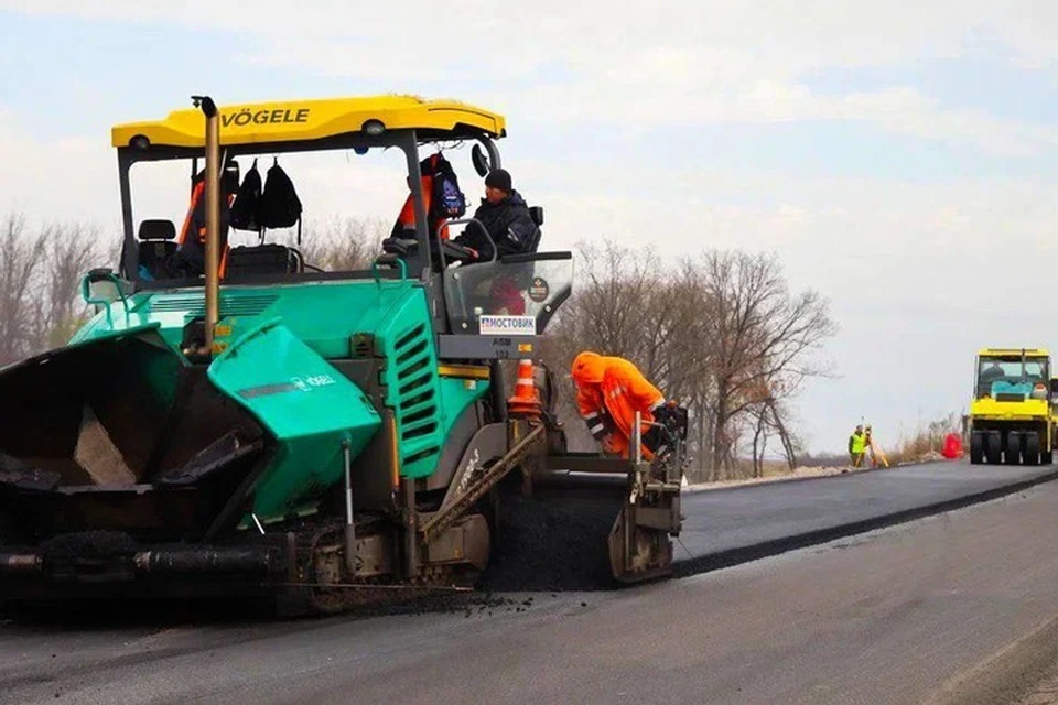В Запорожской области ремонтируют дорогу от Андреевки до Бердянска. ФОТО: Марат Хуснуллин