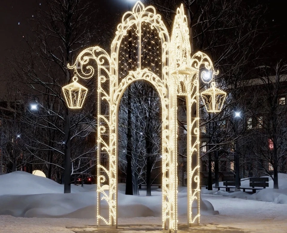Новые арт-объекты украсят Смоленск к Новому году. Фото: администрация города.