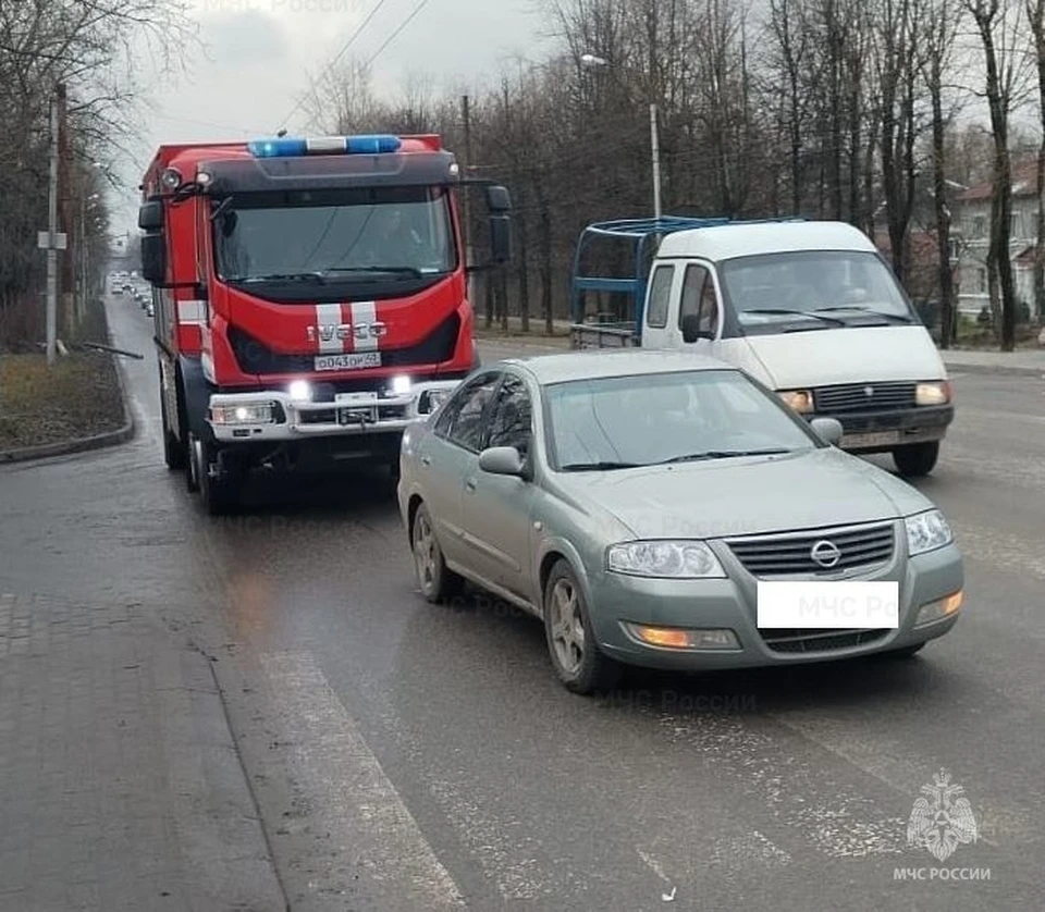 На Московской сбили пешехода, который переходил дорогу на зеленый сигнал светофора