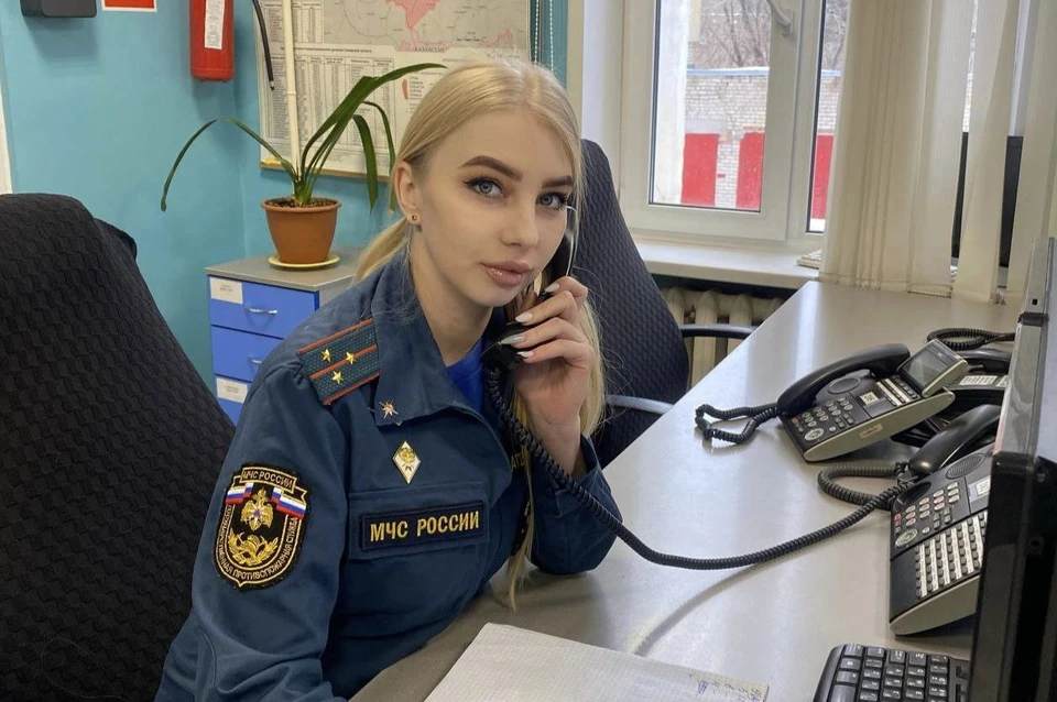 Старший диспетчер ЦППС СПТ 3 отряда ФПС ГПС Главного управления МЧС России по Самарской области Мария Матвеева