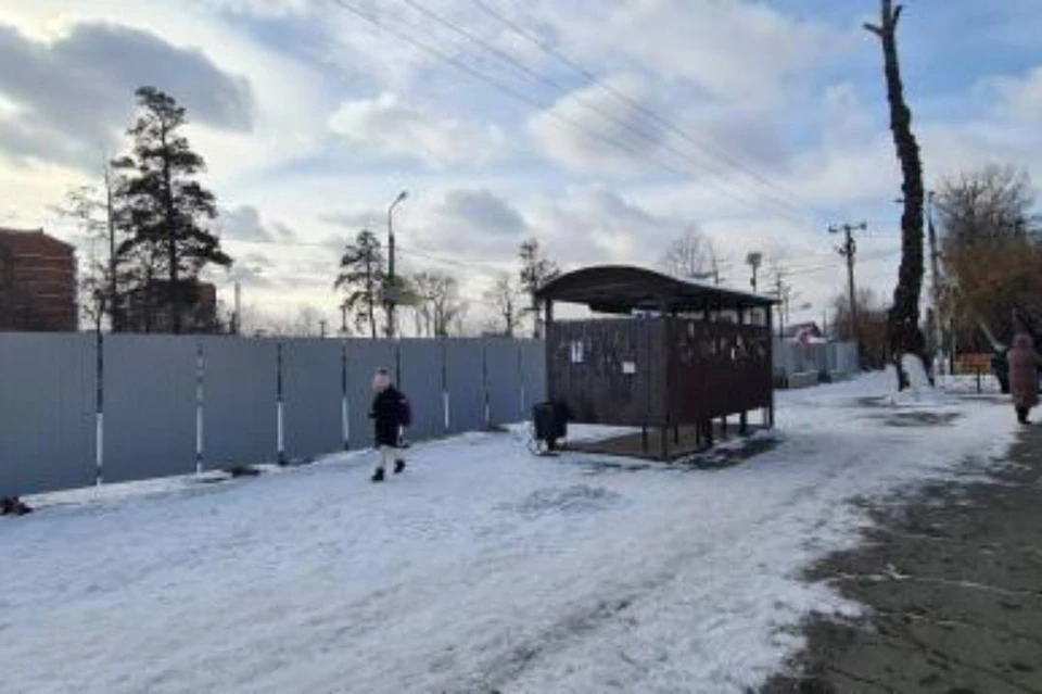 В предместье Рабочее Иркутска идет строительство теплового луча.