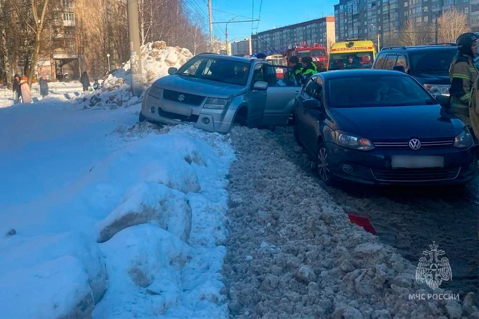 Пострадавших отвезли в больницу