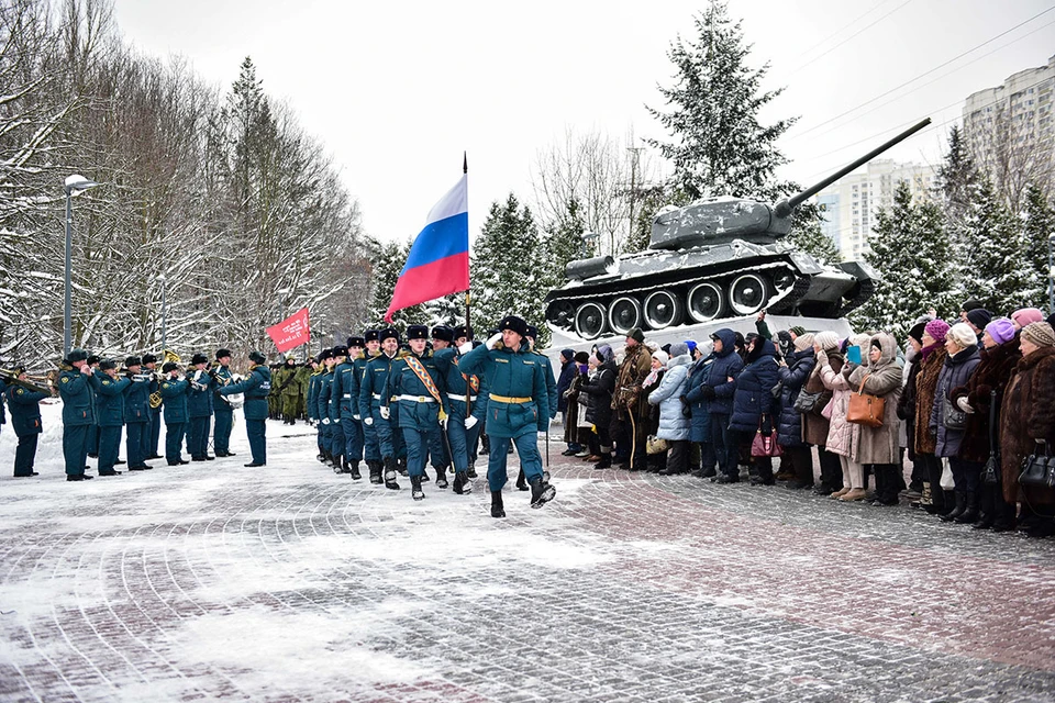 В Подмосковье открыли мемориал с именами погибших в Великой Отечественной войне. Фото: администрация г.Химки