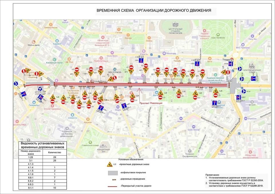 Перекрытие, схема мэрии