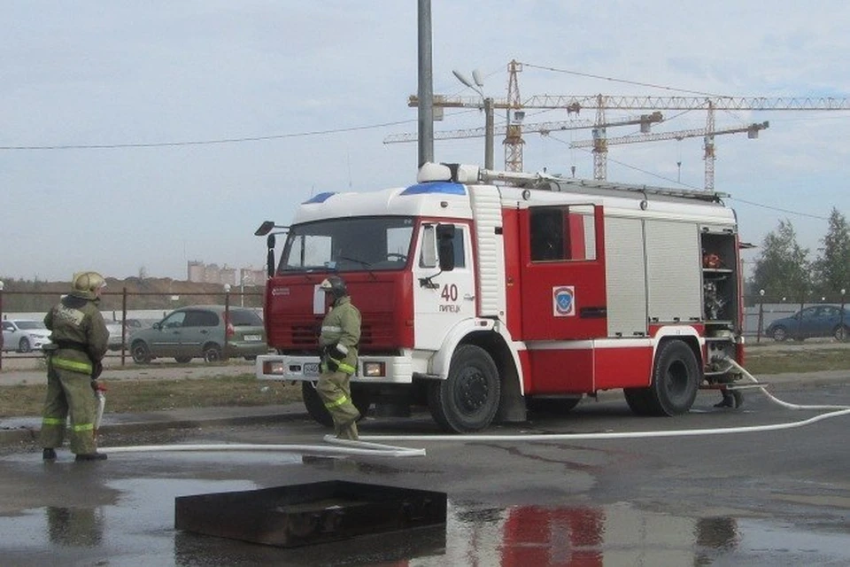 Автобус воспламенился неподалеку от СНТ «Нива»