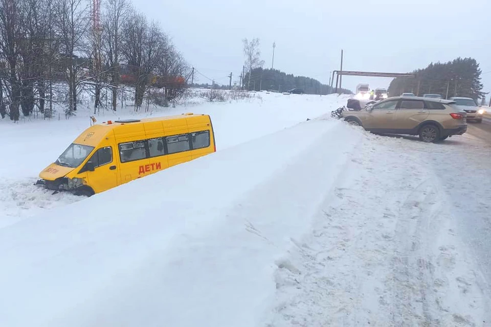 В результате ДТП пострадали 2 детей и 5 взрослых